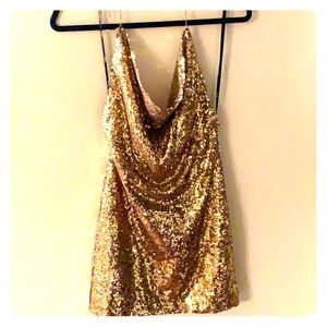 Gold Cocktail dress